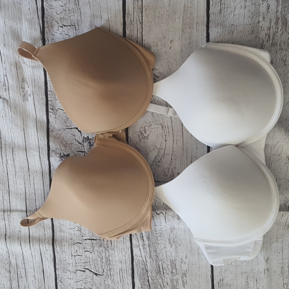 Secret Treasures Matte Tailored T-Shirt Bra, 2 Pack